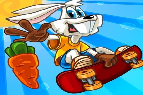 Play Online Bunny Skater Game