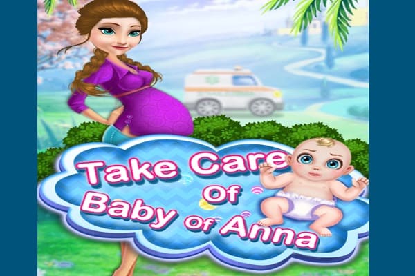 Play Online Take Care Of Baby Of Anna Game
