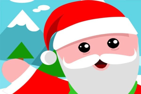 Play Online Santa Ski Game