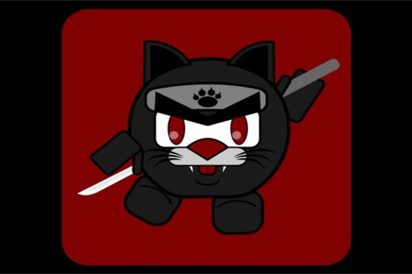 Play Online Black Meow ninja Game