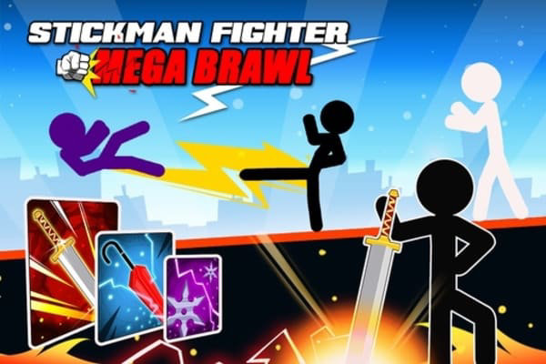 Play Online Stickman Fighter Mega Brawl Game