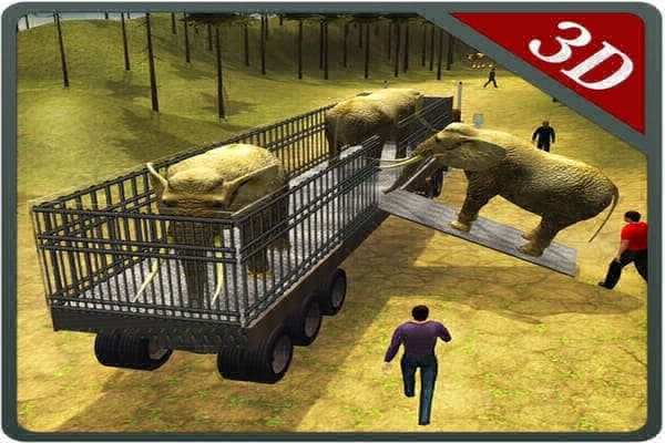 Play Online Dino Transport Truck Simulator 3D Game