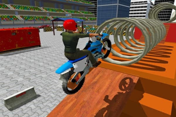 Play Online Dirt Bike Extreme Stunts Game