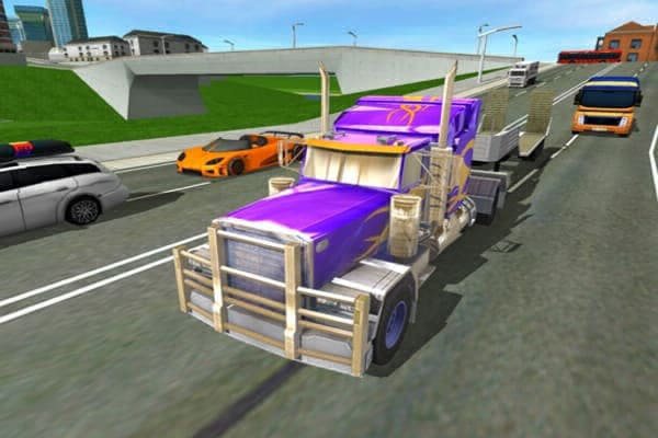Play Online Euro Truck Driving Sim 2018 3D Game